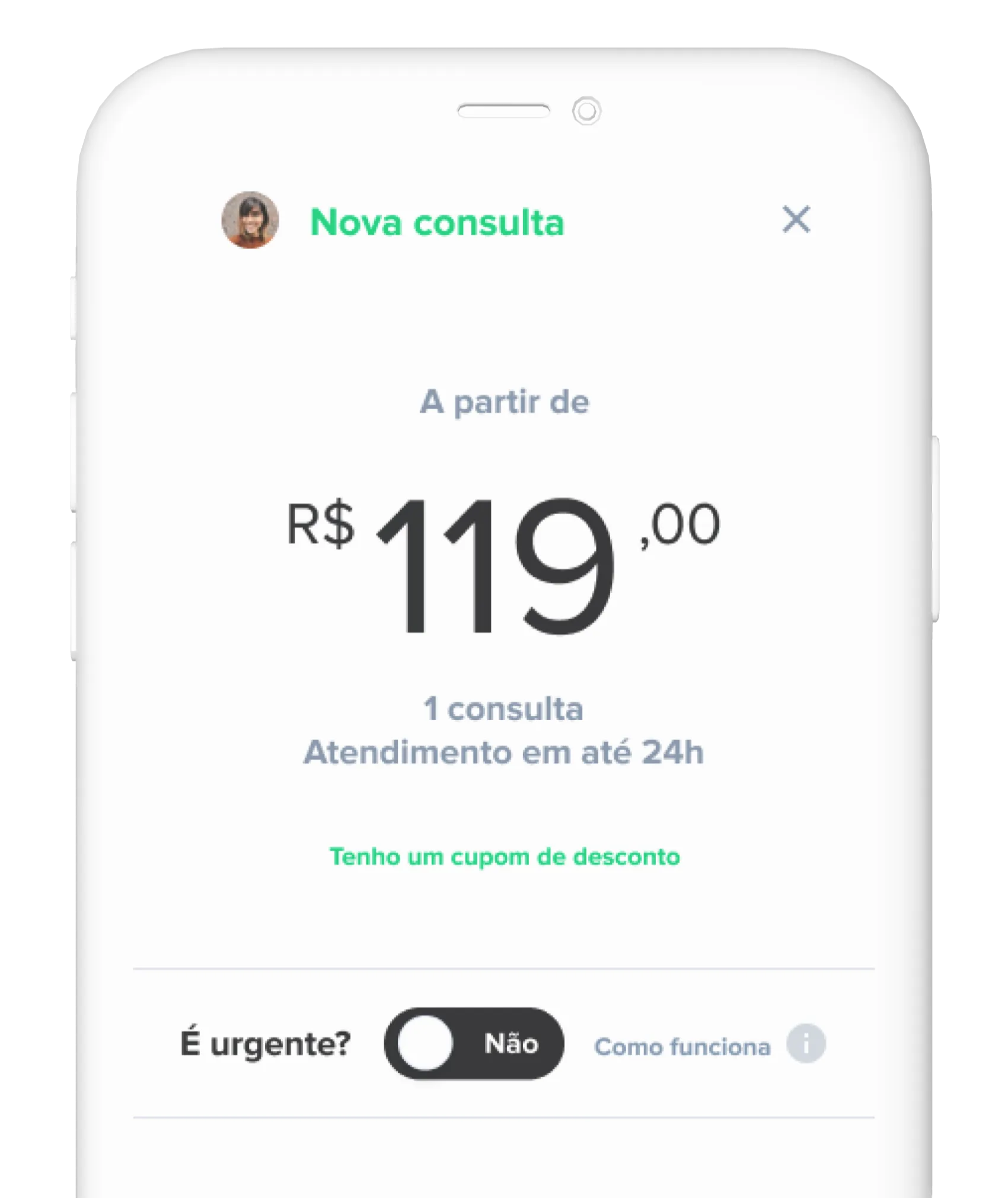 consulta com médico especialista a partir de 119 reais